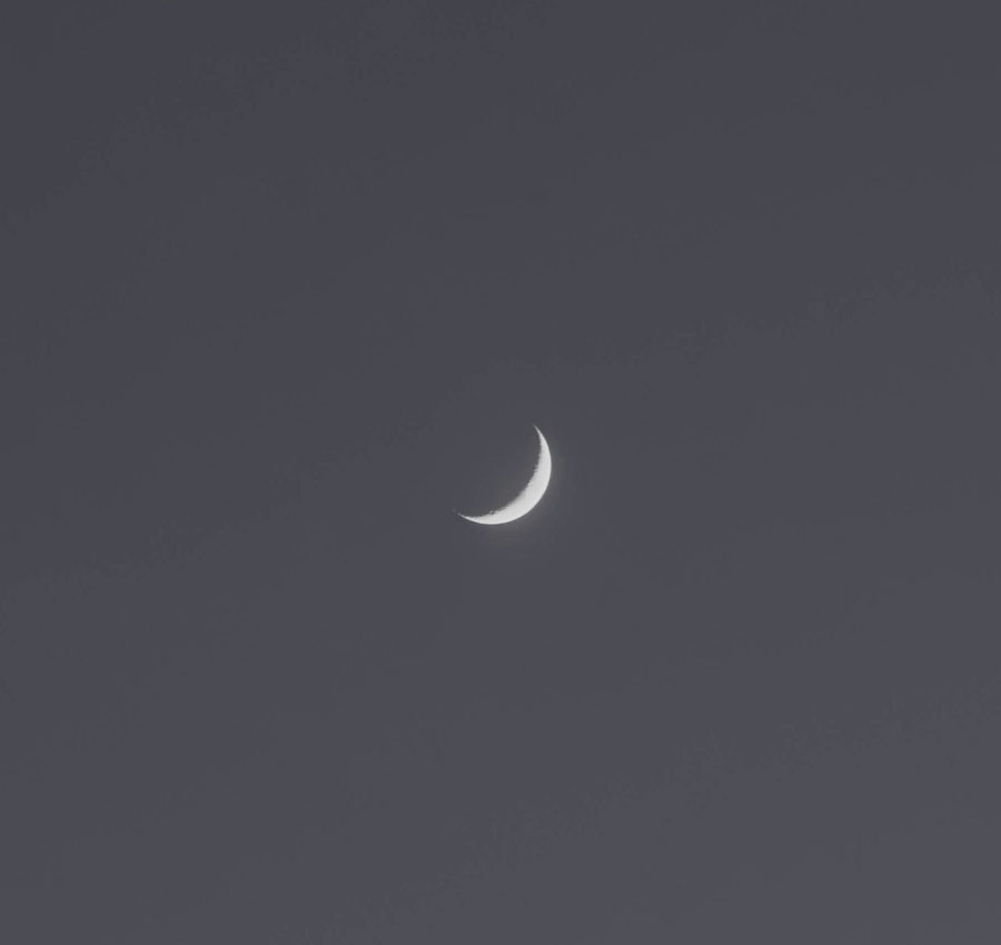 Nächtlicher Himmel mit Mond – Die Bedeutung von Schlaf für Langlebigkeit und Gesundheit