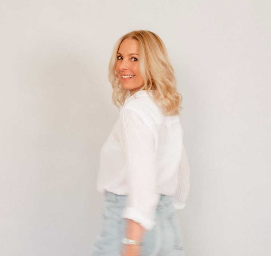 My Good Future Gründerin Petra Tödt Porträt Petra Tödt, Gründerin von My Good Future und Expertin für Longevity und Scheinfasten