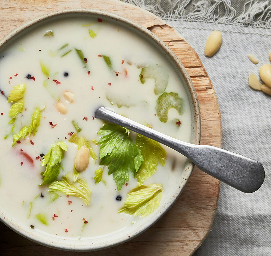 Sellerie-Suppe mit Birne